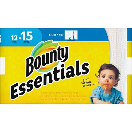 Bounty Bounty Select-A-Size Select-A-Size Paper Towels, White, 12 PK PGC75720